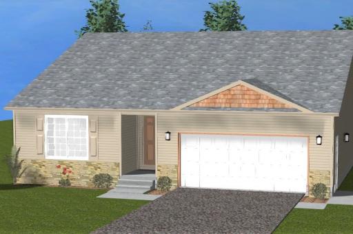 3d rendering of Avery House Plan
