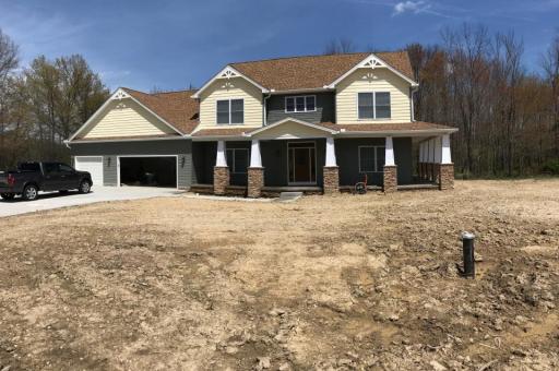 custom 2-story home exterior