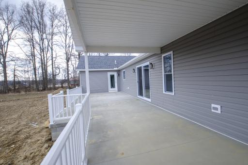 Custom design covered porch