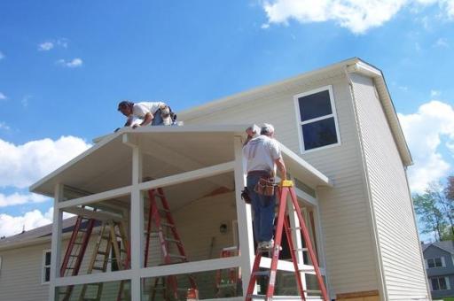 step by step sunroom building - 13