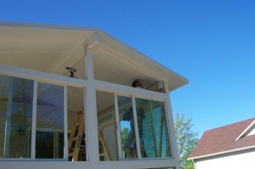 step by step sunroom building - 14