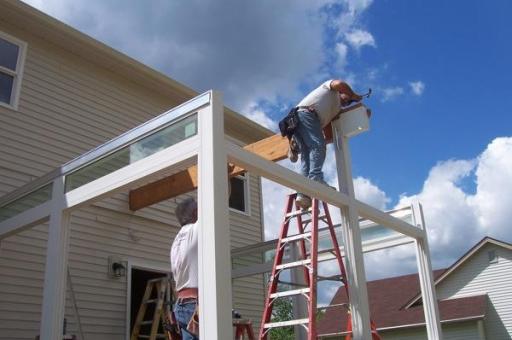 step by step sunroom building - 8