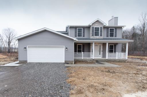 custom home exterior warren canfield road