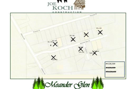 Plat map of Meander Glen in Austintown