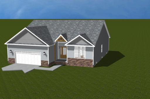 Model home rendering at The Landings