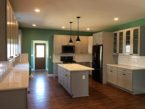 custom 2-story home kitchen