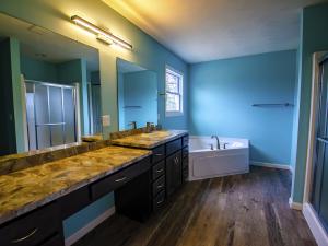 Custom design master bathroom