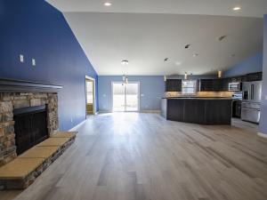 Custom design open floor plan