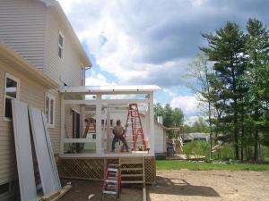 step by step sunroom building - 11