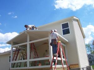 step by step sunroom building - 13