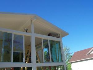 step by step sunroom building - 14