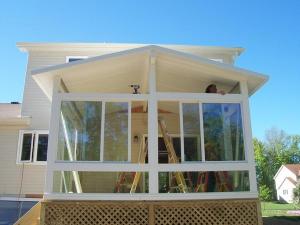 step by step sunroom building - 15