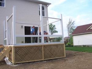 step by step sunroom building - 4