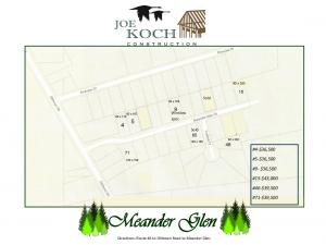 Meander Glen plat map Austintown Ohio