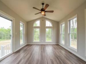 light and airy sunroom