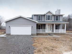 custom home exterior warren canfield road