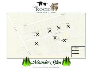Plat map of Meander Glen in Austintown