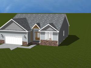 Model home rendering at The Landings