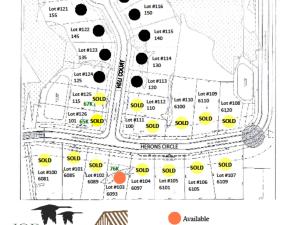 The Landings at Boulder Creek plat map